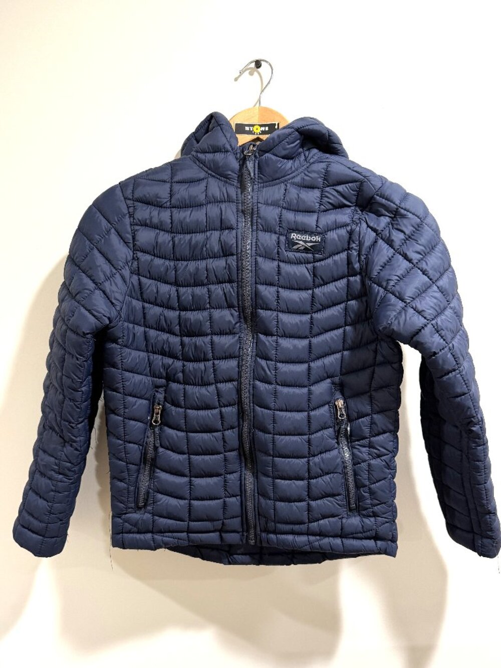 Reebok Navy Jacket Size M (10/12) Youth Zip Up